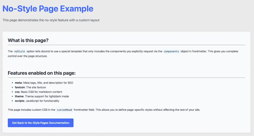 docmd documentation preview